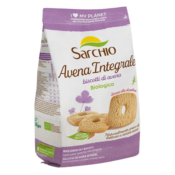 Galletas de Avena Integral Sin Gluten Bio 250g - Delicatessin