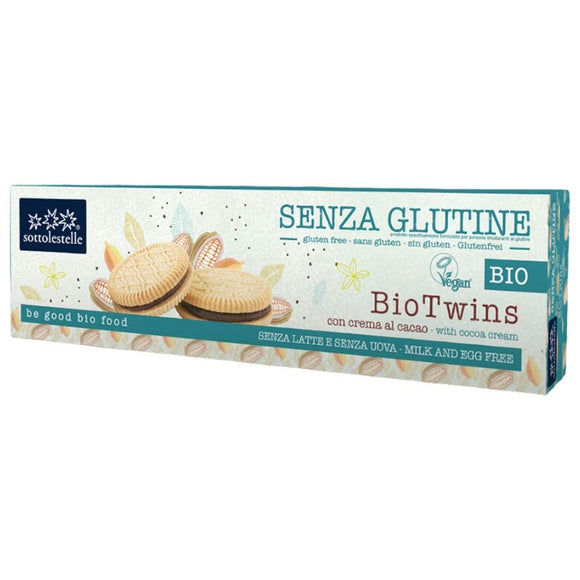 Galletas Biotwins Crema Cacao Sin Gluten Bio 125g - Delicatessin