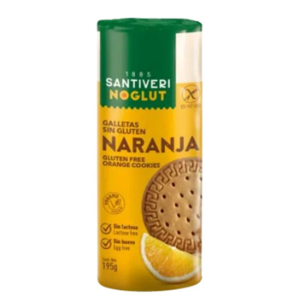 Galletas Digestive Naranja Sin Gluten 195g - Delicatessin