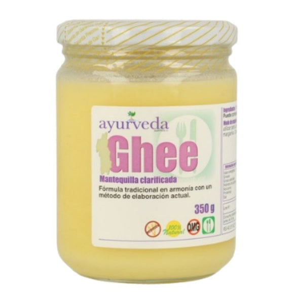 Ghee Mantequilla Clarificada de Vaca Ayurvédica 100% Pura Bio 350g - Delicatessin