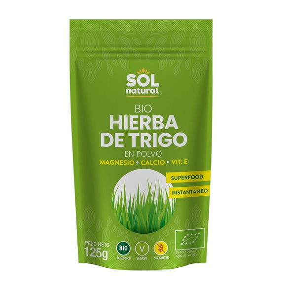 Hierba de Trigo en Polvo Sin Gluten Bio 125g - Delicatessin