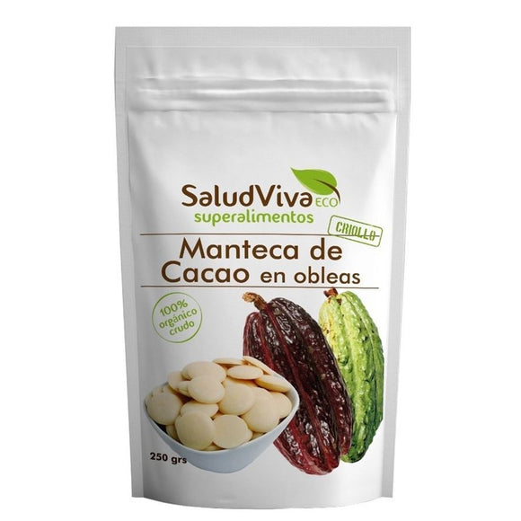 Manteca de Cacao Criollo en Obleas Bio 250 - Delicatessin