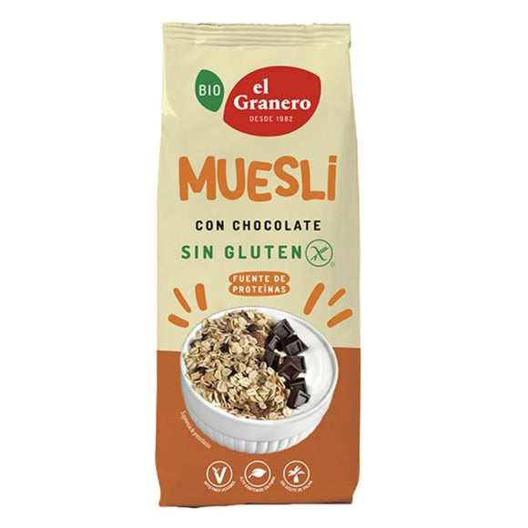 Muesli con Chocolate Sin Gluten Bio 375g - Delicatessin