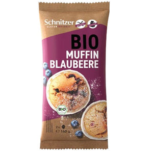 Muffins de Arándanos Sin Gluten Bio 140g - Delicatessin