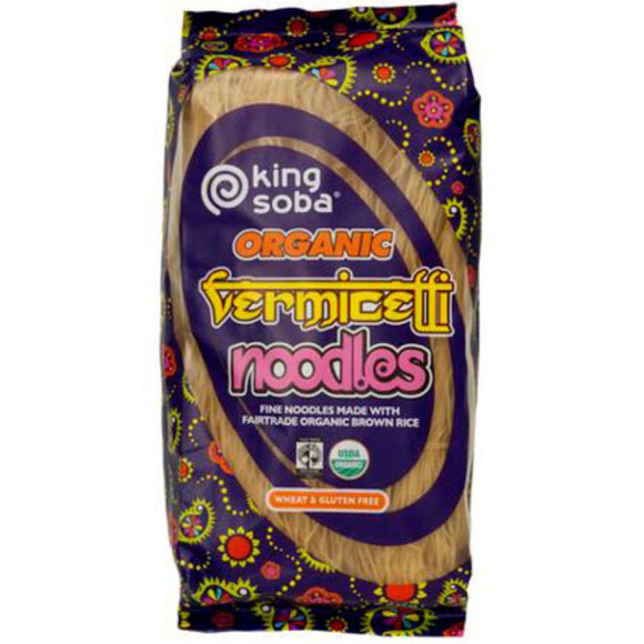 Noodles Vermicelli de Arroz Integral Sin Gluten Bio 250g - Deliccatessin