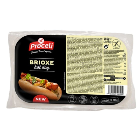 Pan Brioxe Hot Dog Sin Gluten 150g - Delicatessin