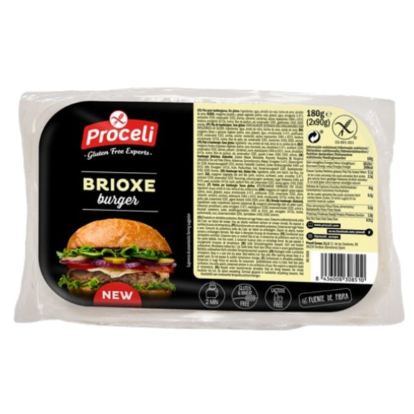 Pan Brioxe Burger Sin Gluten 180g - Delicatessin