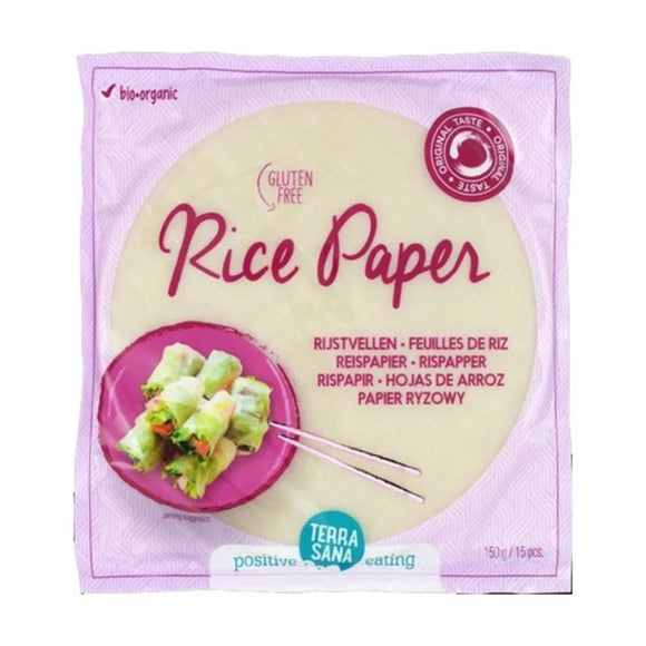 Papel de Arroz Sin Gluten Bio 150g - Delicatessin