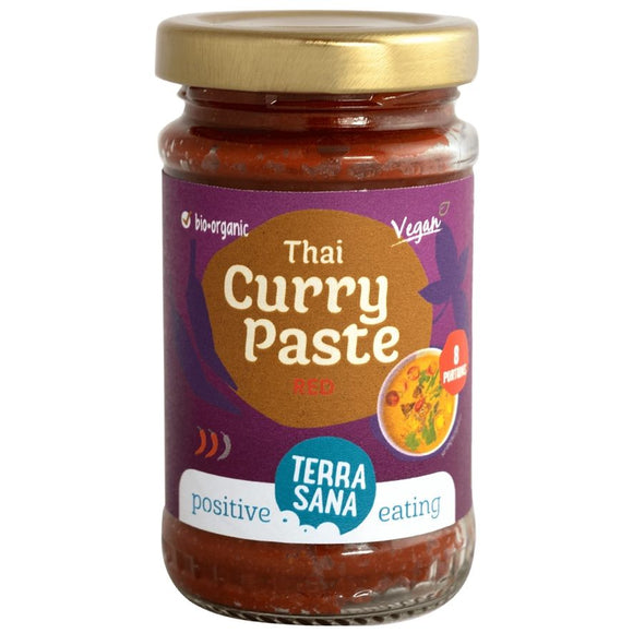 Pasta de Curry Thai Rojo Bio 120g - Delicatessin