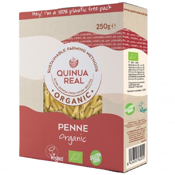 Penne Rigate con Quinoa Real Sin Gluten Bio 250g - Delicatessin