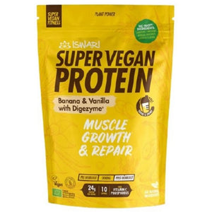 Super Vegan Protein Banana Vainilla Sin Gluten Bio 400g - Delicatessin