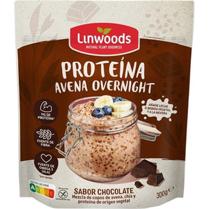 Proteína de Avena Overnight Sabor Chocolate Sin Gluten 300g - Delicatessin