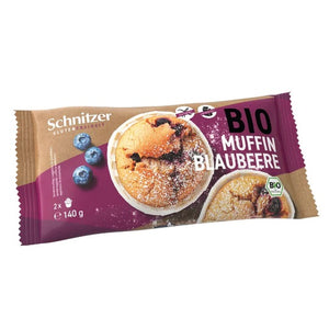 Muffins de Arándanos Sin Gluten Bio 140g - Delicatessin