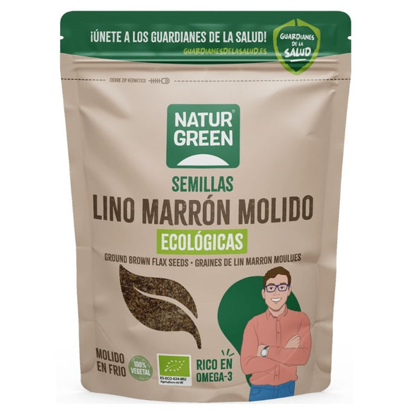 Semillas de Lino Marrón Molido Bio 150g - Delicatessin