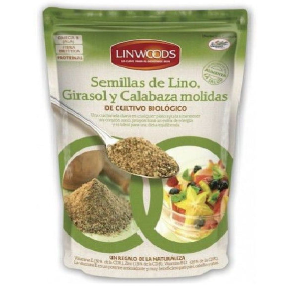 Semillas de Lino con Calabaza y Girasol Molidas Bio 200g - Delicatessin