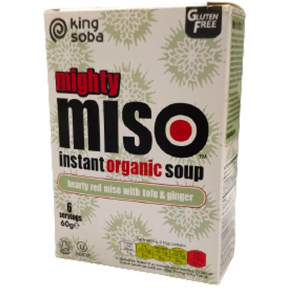 Sopa de Miso con Tofu y Jengibre Sin Gluten Bio 60g - Delicatessin