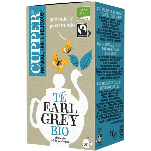 Té Earl Grey Bio Fairtrade 40g (20tb) - Delicatessin