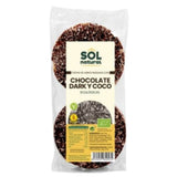 Tortas de Arroz Bañadas con Chocolate Negro y Coco Sin Gluten Bio 100g - Delicatessin