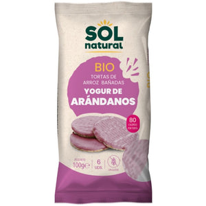 Tortas de Arroz con Yogur y Arándanos Bio 100g - Delicatessin