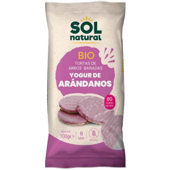 Tortas de Arroz con Yogur y Arándanos Bio 100g - Delicatessin