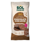 Tortas de Arroz con Chocolate con Leche Sin Gluten Bio 100g