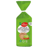 Tortitas de Arroz y Maíz con Manzana y Canela Sin Gluten Bio 125g - Delicatessin