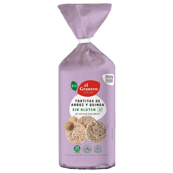 Tortitas de Arroz y Quinoa Sin Gluten Bio 120g - Delicatessin