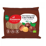Tostadas con Castaña Sin Gluten Bio 90g - Delicatessin