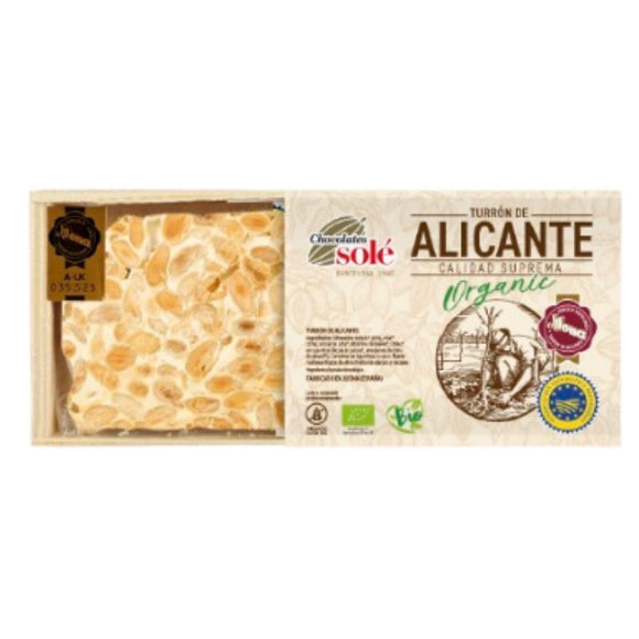 Turrón de Almendra Duro Bio Fairtrade 200g - Delicatessin