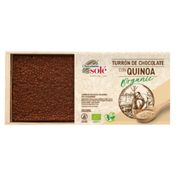 Turrón de Chocolate con Quinoa Bio Fairtrade 200g - Delicatessin