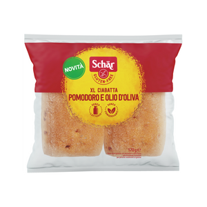 Pan Ciabatta con Tomate y Aceite de Oliva Sin Gluten 170g - Delicatessin