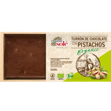 Turrón de Chocolate con Pistachos Bio 200g - Delicatessin
