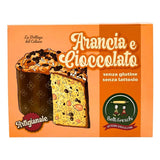 Panettone de Naranja y Chocolate Sin Gluten y Sin Lactosa 600g - Delicatessin