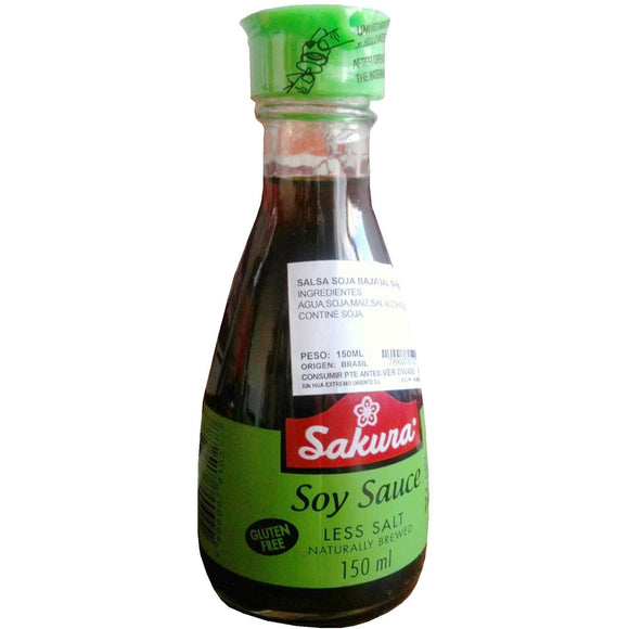 Salsa de Soja Baja en Sal Sin Gluten 150ml - Delicatessin