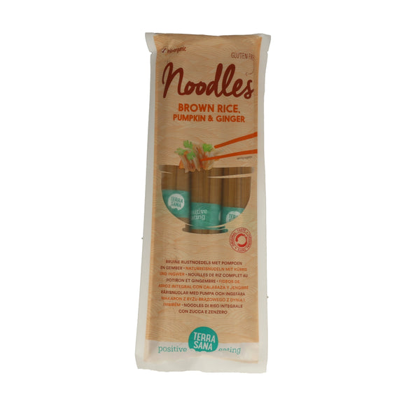 Noodles de Arroz Integral con Calabaza y Jengibre Sin Gluten Bio 250g - Delicatessin