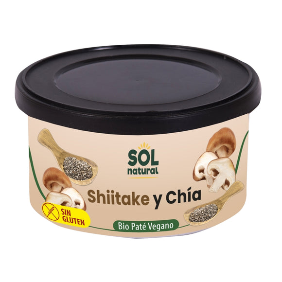 Paté Vegano de Shiitake y Chía Bio 125g - Delicatessin
