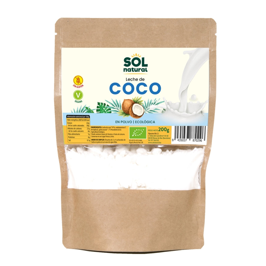 Leche de Coco en Polvo (200g) Aquasolar - Mermoz