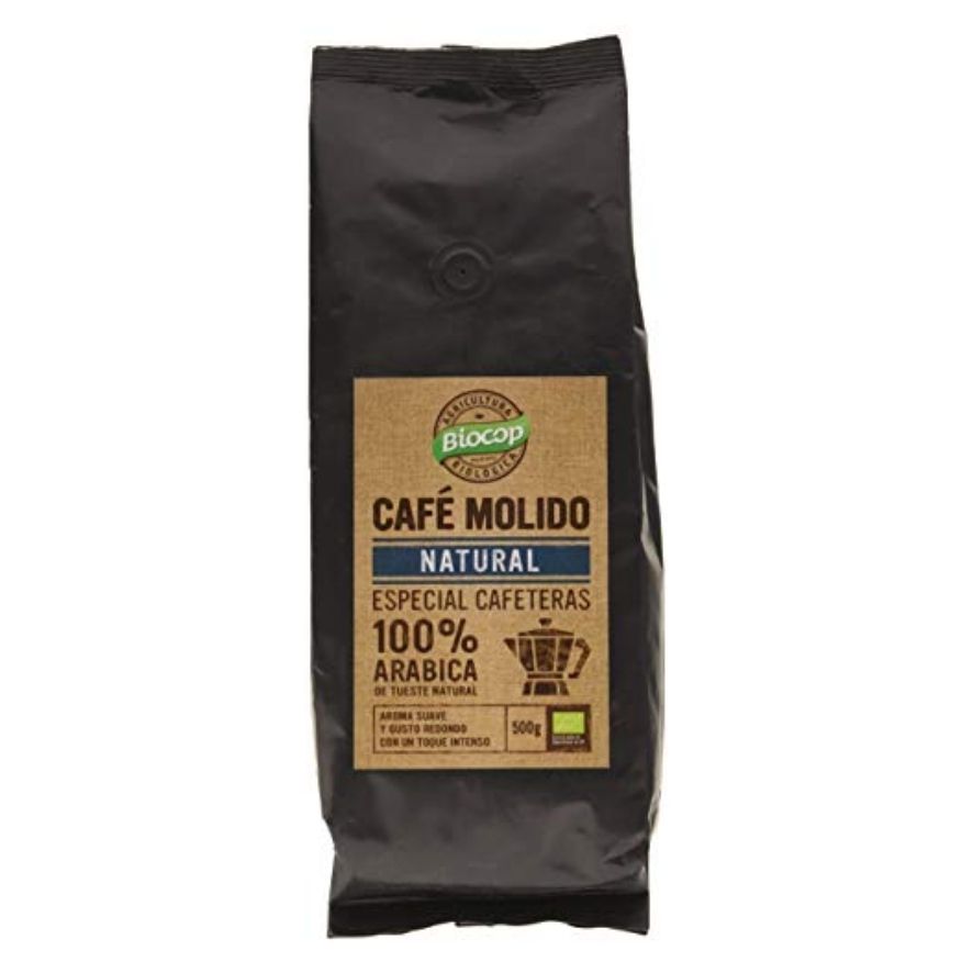 Cafe molido arabica bio 500g Biocop