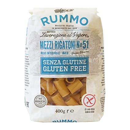 Mezzi Rigatoni Nº 51 de Arroz Integral y Maíz Sin Gluten 400g - Delicatessin