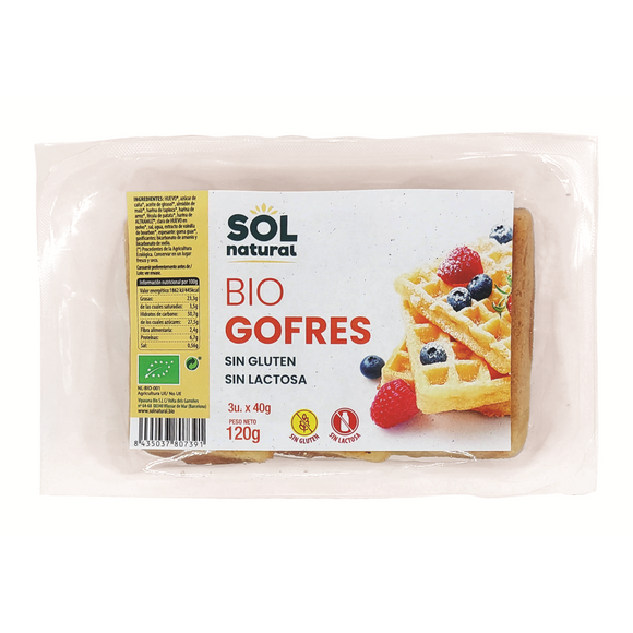 Gofres Sin Gluten Bio 120g - Delicatessin