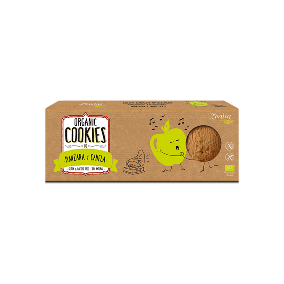 Cookies de Manzana y Canela Sin Gluten Bio 135g - Delicatessin