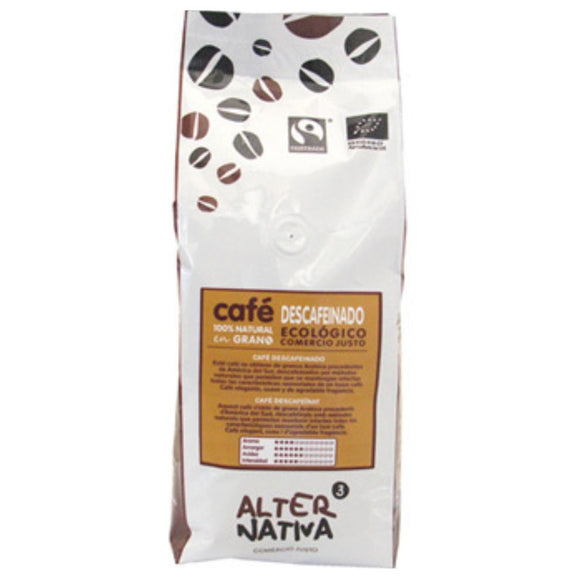Café Descafeinado Grano Bio Fairtrade 500g - Delicatessin
