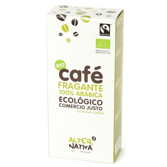 Café Fragante Arábica Molido Bio Fairtrade 250g - Delicatessin