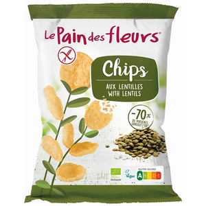 Chips de Lentejas Sin Gluten Bio 50g - Delicatessin