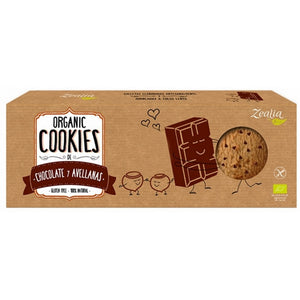 Cookies de Chocolate y Avellanas Sin Gluten Bio 135g - Delicatessin