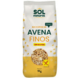 Copos de Avena Integral Finos Sin Gluten Bio 1kg - Delicatessin