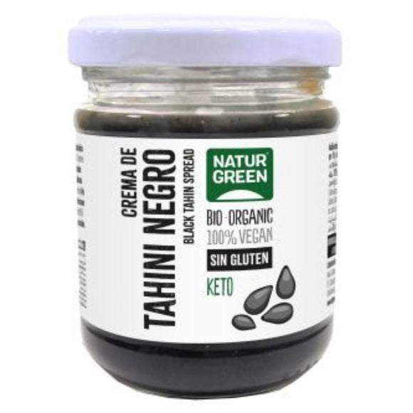 Crema de Sésamo Negro Crudo Tahin Pure Bio 180g - Delicatessin