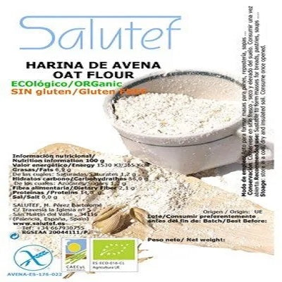 Harina de Avena Integral Sin Gluten Bio 4kg - Delicatessin