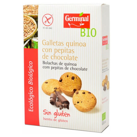 Galletas de Quinoa con Chispas de Chocolate Sin Gluten Bio 250g