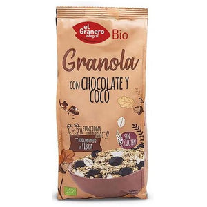 Granola con Chocolate y Coco Sin Gluten Bio 350g - Delicatessin